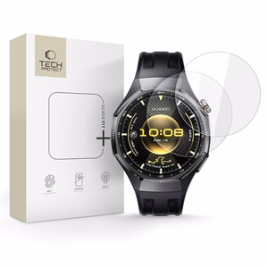 Tech-Protect Glass Fit+ 2 kpl karkaistu lasi Huawei Watch GT 6 Pro 46mm:lle - läpinäkyvä