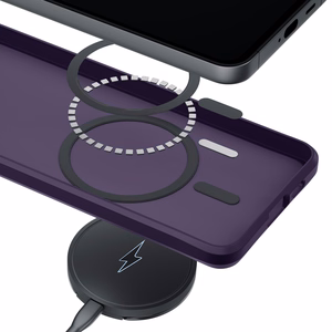 3mk Smoke MagCase iPhone 16 Pro Max:lle violetti-puoliläpinäkyvä