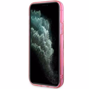 Karl Lagerfeld KLHCP12MLNCHCP iPhone 12 / 12 Pro 6.1" vaaleanpunainen/vaaleanpunainen kovakuori Glitter Choupette Head
