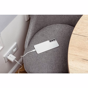 Puhelinlaturi Forcell F-Energy USB C QC4.0 PD 3A 25W + kaapeli USB C - USB C TFK-TC-25WPD valkoinen