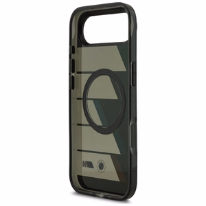 BMW M IML Metal Buttons Tricolor Lines MagSafe Case for iPhone Air - Black