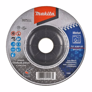 Makita GA5030R – kulmahiomakone, 125×6,4 mm laikka, 11000 kierr./min, 720 W, 1,8 kg