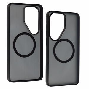 Liavec Soft Case Metal Frame Samsung Galaxy S26 Ultra Musta
