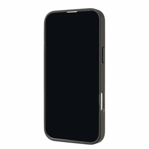 Audi Synteettinen Nahka iPhone 16 Pro Max 6.9" Musta/Musta Kova Suojakuori AU-TPUPCIP16PM-GT/D2-BK