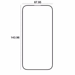 Etteri tempered glass 9D for iPhone 14 Pro 6,1"