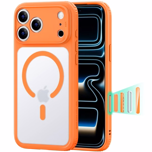 ESR Classic Hybrid MagSafe suojakuori malleille iPhone 18 Pro / 17 Pro, oranssi