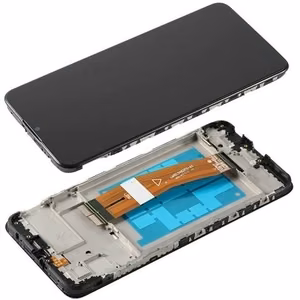 LCD-näyttö Samsung A035G (A03 2022) kosketusnäytöllä ja kehyksellä musta alkuperäinen