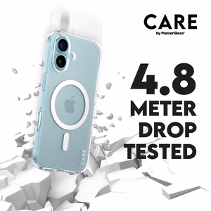 CARE by PanzerGlass Flagship suojakuori iPhone 16 6.1' valkoinen/valkoinen MagSafe 1337