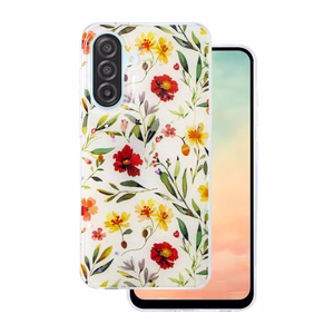 Glow Glam -suojakuori Samsung Galaxy A17 5G valkoinen