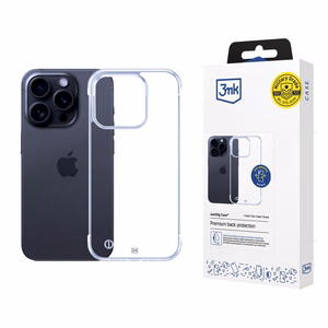 3mk Just20g Clear Case Suojakuori Apple iPhone 13 Pro Max:lle - läpinäkyvä