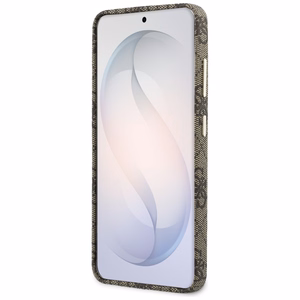 Guess suojakuori 4G Script MagSafe Samsung Galaxy S26:lle ruskea