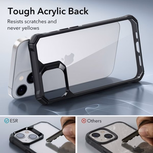 ESR Air Armor -kotelo iPhone 14 Plus - Kirkas musta