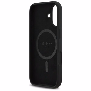 Guess Silikoninen MagSafe Suojakuori GUHMP17SSCTRLMK iPhone 17:lle - Musta