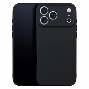 Musta TFO Silicon Box -suojakuori – Apple iPhone 17 Pro- ja iPhone 18 Pro -puhelimille