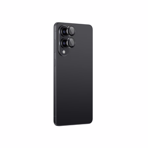 AmazingThing Sapphire Radix AR Lens Glass Samsung S25 Edge:n kameralle - musta