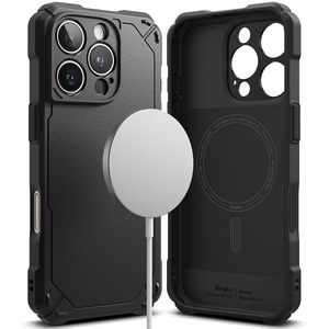 Ringke Rugged Gear MagSafe iPhone 16 Pro Max Suojakuori - Musta