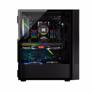 Logic ARYA ARGB MINIDI USB 3.0 -tietokonerunko, musta