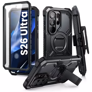 Supcase iBlason ArmorBox Clip Mag MagSafe suojakuori Samsung Galaxy S26 Ultralle - musta