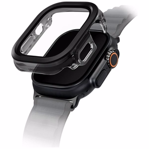 Uniq Voute Karkaistu Lasi Suojakuori Apple Watch Ultra 49mm:lle - Musta