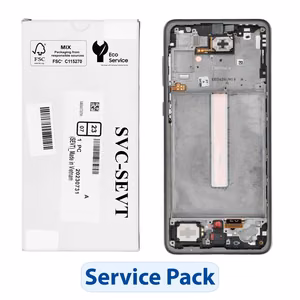 ServicePack LCD-näyttö SAMSUNG A33 5G A336B GH82-28143A musta