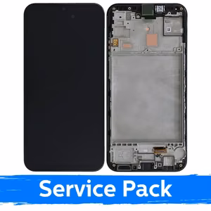 LCD-näyttö yhteensopiva Samsung M156 M15 5G musta kehyksellä (Service Pack)