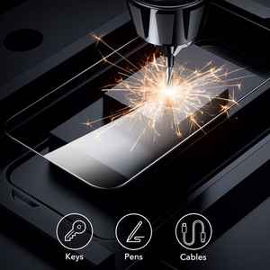 ESR Karkaistu lasi 2-PACK iPhone 16 Pro Max:lle - läpinäkyvä