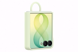 Samsung Silicone Ring Magnet Cover for Samsung Galaxy Z Flip 8 with MagSafe Compatible Ring - Green