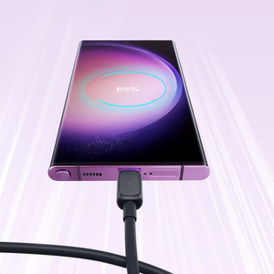 Joyroom Multi-Color Series A14 USB-C / USB-C 60W Kaapeli 1.2m - musta