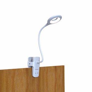 Mini Wozinsky langaton LED-lukuvalo klipsillä + USB-C kaapeli - valkoinen