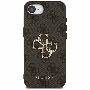 Guess 4G Big Logo suojakuori iPhone 16e - musta
