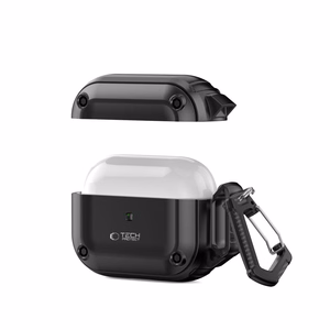 Tech-Protect Rough Hook Case with Carabiner for Apple AirPods Pro 1 / 2 - Black