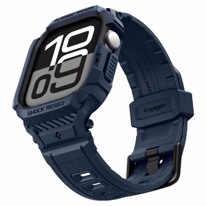 Spigen Rugged Armor Pro V2 Apple Watch 10 / 11 (42 mm) Laivastonsininen