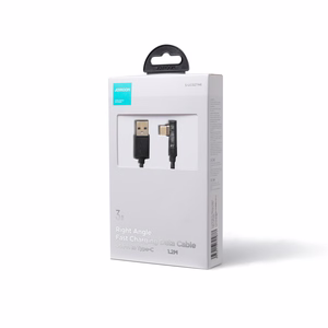 Joyroom Gaming kaapeli S-UC027A6 USB-C (kulmikas) / USB-A (suora) 3A 1.2 m - musta