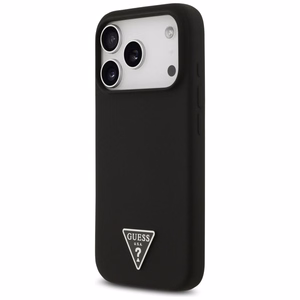 Guess Silikoninen MagSafe Suojakuori GUHMP17LSCTRLMK iPhone 17 Pro:lle - Musta