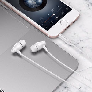 Borofone Earphones BM61 Wanderer with microphone white
