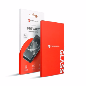 Forcell Privacy suojalasi - iPhone 7 / 8 / SE 2020 / SE 2022 musta