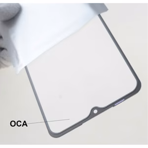 LCD-lasi Samsung A40 2019 A405 OCA:lla musta
