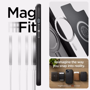Spigen Mag Armor iPhone 14 Plus Case - Matte Black