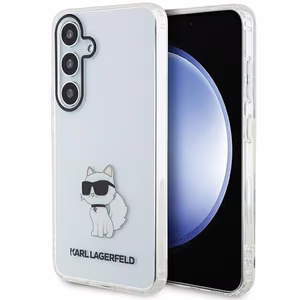 Karl Lagerfeld IML Choupette kovakuori Samsung Galaxy S24+:lle - läpinäkyvä