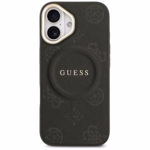 GUESS Suojakuori IPHONE 17 MagSafe GUHMP17SPSAMSECK (PU W/ Peony Hot Stamp) musta