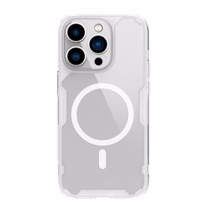 Nillkin Nature Pro -magneettinen panssarikotelo MagSafe iPhone 15 Pro - valkoinen