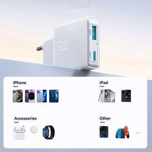 Charger Joyroom Super Slim (TCF14) (1xUSB-C;1xUSB 3A 20W) white