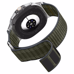 Spigen WBF1 Hihna Samsung Galaxy Watch 8/Classic (40/44/46mm) vihreä