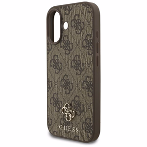 GUESS 4G Small Classic Logo MagSafe -suojakuori iPhone 17 - ruskea
