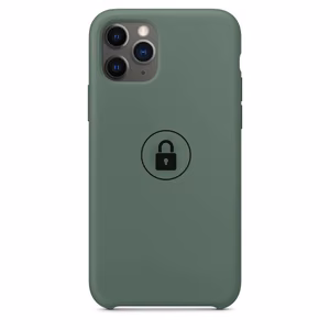 Suojakuori Silicone Case iPhone 11 Pro / Pine Green / pakkauksessa