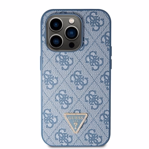 Guess GUHCP14XP4TDSCPB iPhone 14 Pro Max 6,7 sininen/sininen kovakuori Crossbody 4G Metal Logo