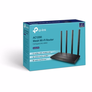 TP-LINK Reititin Wi-Fi Kaksikaistainen 2,4GHz 300Mbps, 5GHz 867 Mbps TL-ARCHER C6