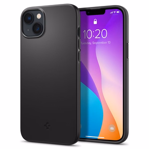 Spigen Thin Fit iPhone 14 Plus -kotelo - Musta