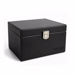 Wozinsky WPB-R16 RFID-signaalin estävä lokerollinen laatikko avaimettoman järjestelmän avaimille, 16x12x9 cm, musta