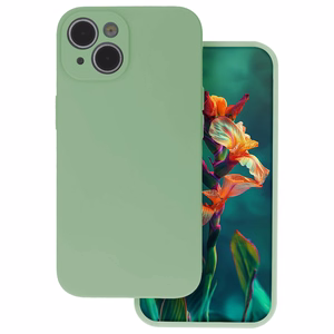 Silikoninen Suojakuori iPhone 17 6,3 tuumalle pistaasi